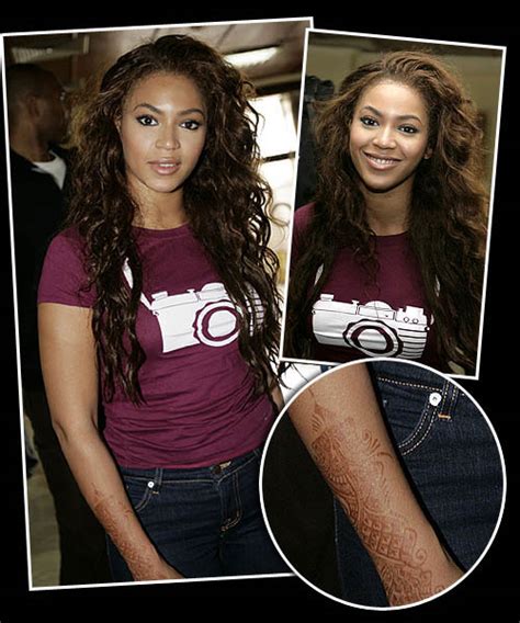 Beyonce Tattoos Pictures Images Pics Photos Of Her Tattoos
