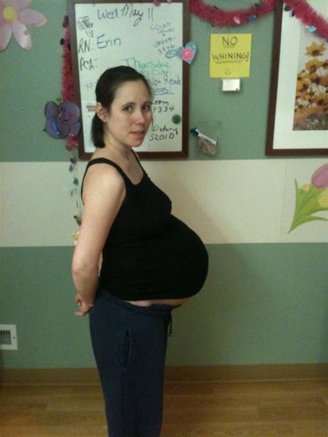35 Weeks Pregnant With Triplets The Maternity Gallery