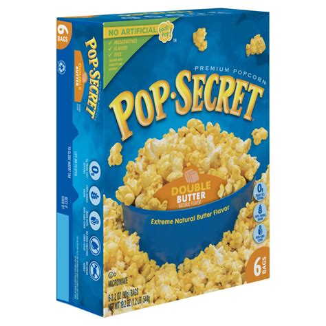 Pop Secret Double Butter Microwave Popcorn Shop Popcorn At H E B