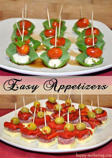 40+ delicious christmas appetizers that'll keep everyone full till the main meal. Easy Appetizers: Caprese and Antipasto Skewers | Shops, We ...