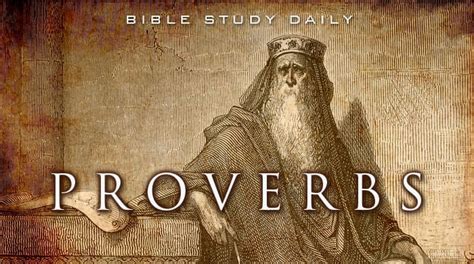 Introduction To Proverbs Bible Study Daily By Ron R Kelleher
