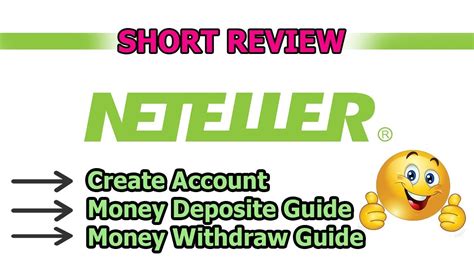 How To Create Neteller Account Short Review Updated 2018 Youtube