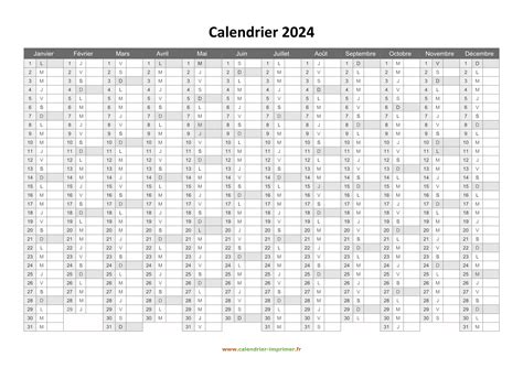 Calendrier 2024 Mensuel A Imprimer Images