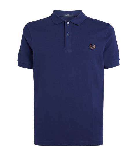 mens fred perry blue m6000 polo shirt harrods uk