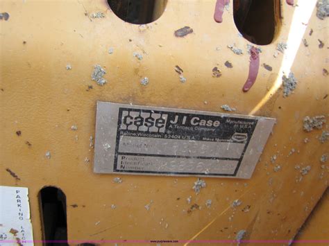 1984 Case 1835b Skid Steer Loader In Cushing Ok Item A4684 Sold