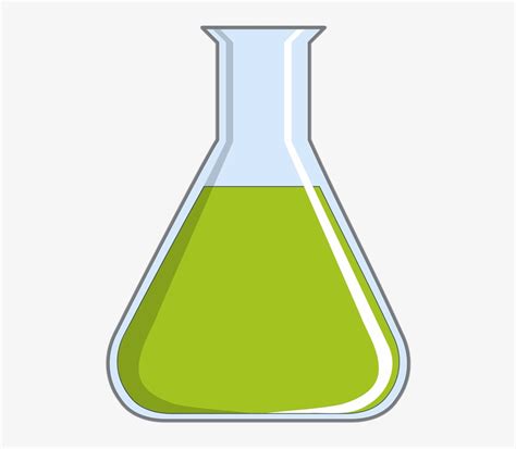 Chemistry Bottle Png Yellow Science Flask Png Free Transparent PNG