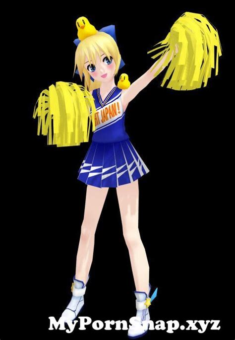Mmd Natsumi Cheerleader By Ciripahn D4n3bwvpng From Lolibooru 170673
