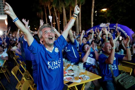 Submitted 1 day ago by madlockukmaddison. Leicester City fans in Thailand herald achievement of ...