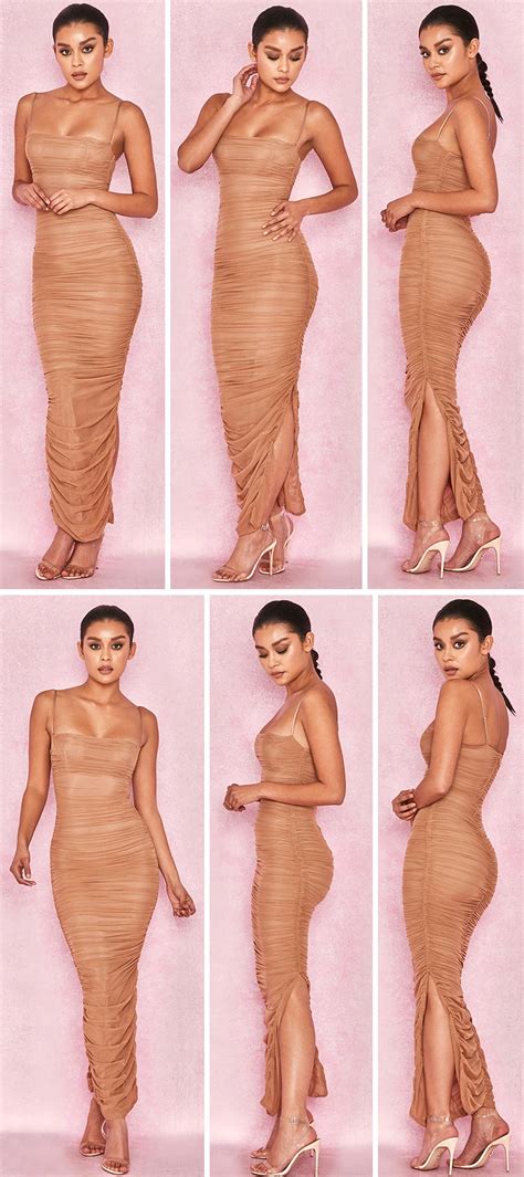 fantoye ruched sheer sexy party dress women 2020 strapless slit long maxi dress elgant summer