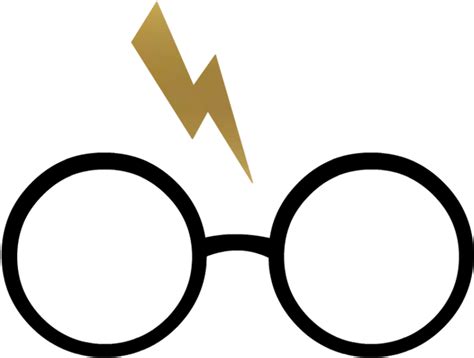 Find Hd Free Free Wizard Glasses And Lighting Bolt Svg Download