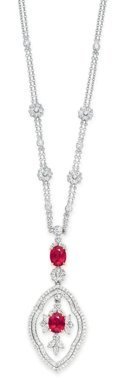 A Ruby And Diamond Necklace By Tiffany And Co Christies