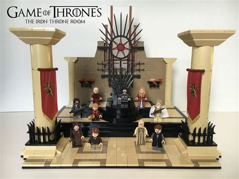 Moc Game Of Thrones The Iron Throne Room Lego Historic Themes