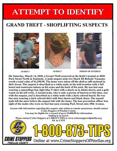 Wanted Suspects Crime Stoppers Of Pinellas County