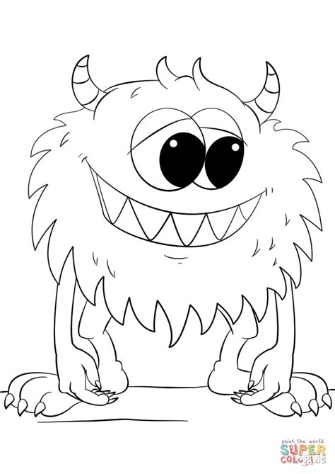 16 Silly Monster Coloring Pages Printable Coloring Pages