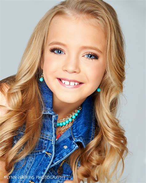 Little Miss Headshot Bluejean Jacket Pageant Headshots Pageantry