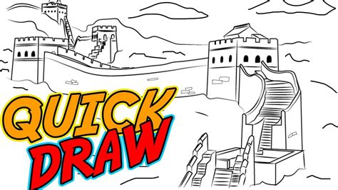 Great Wall Of China Drawing At Getdrawings Free Download