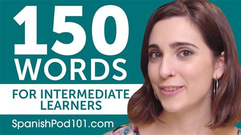 150 Words For Intermediate Spanish Learners Youtube