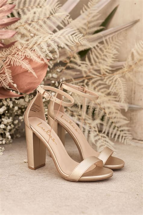 Gold Wedding Heels
