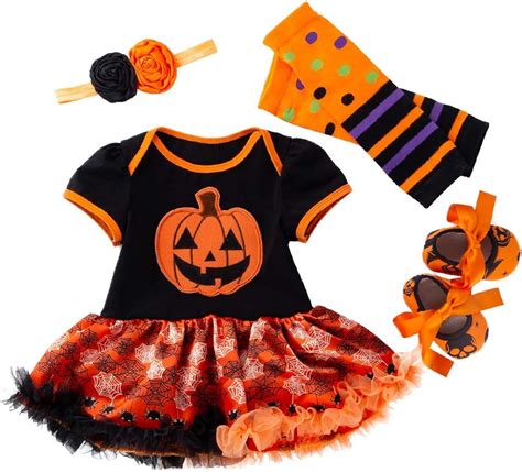 Mida Halloween Baby Girls Dress Outfits Clothes Toddler