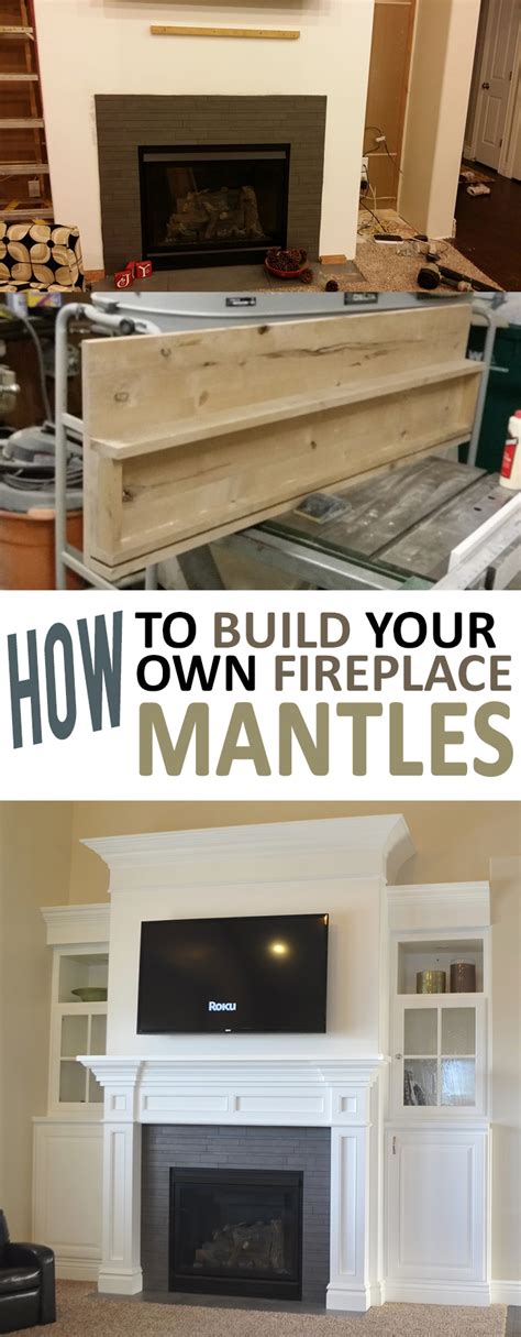 How To Build Your Own Fireplace Mantel Sunlit Spaces Diy Home Decor