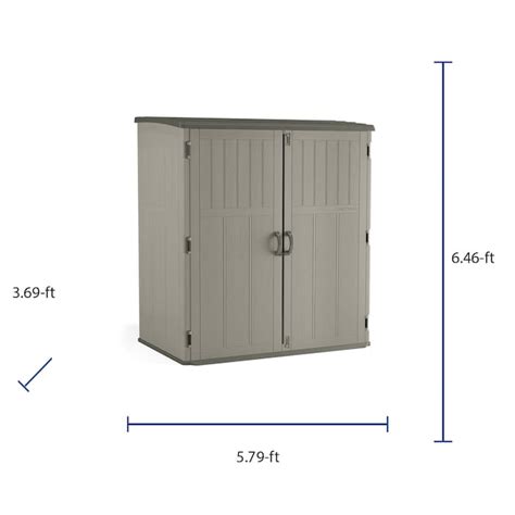 Craftsman 4 Ft X 6 Ft Storage Shed In The Vinyl And Resin Storage Sheds