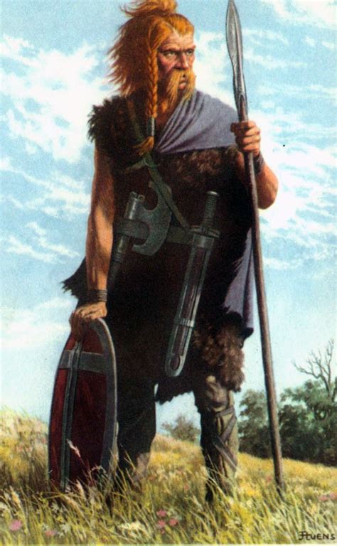 Germanic Spearman Celtic Warriors Ancient Warriors Germanic Tribes