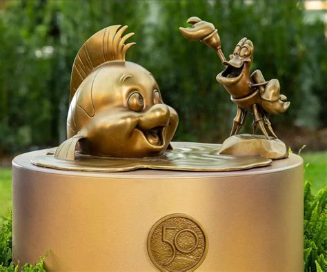 All Of Disneys ‘fab 50 Golden Character Statues Precise Locations