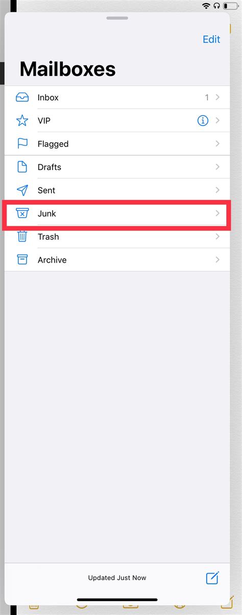 Junkspam Mail Folder Missing Apple Community