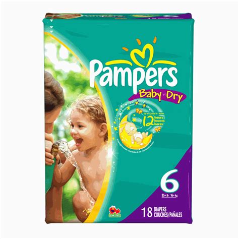 Pampers Baby Dry Pampers Diapers Size 6 3788case Of 72prg45220