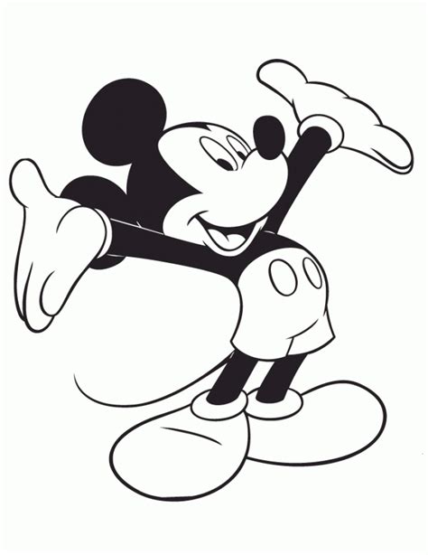 Get This Printable Mickey Mouse Coloring Page Online 91060