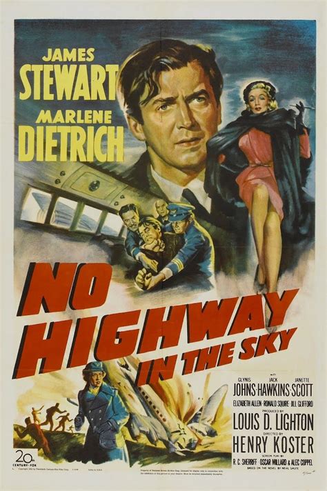 No Highway In The Sky 1951 James Stewart Marlene Dietrich Glynis