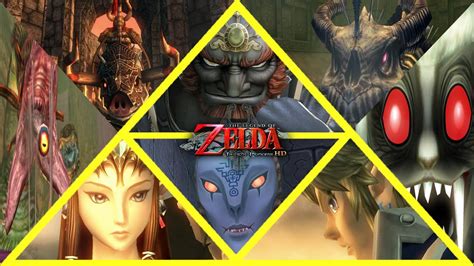 The Legend Of Zelda Twilight Princess Hd All Bosses Hero Mode No