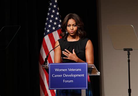 Michelle Obama Puts A Veterans Day Focus On The Challenges Military