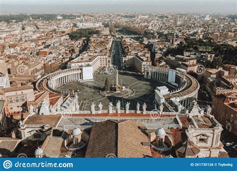 Vatican Birds Eye View St Peters Square Stock Photos Free And Royalty