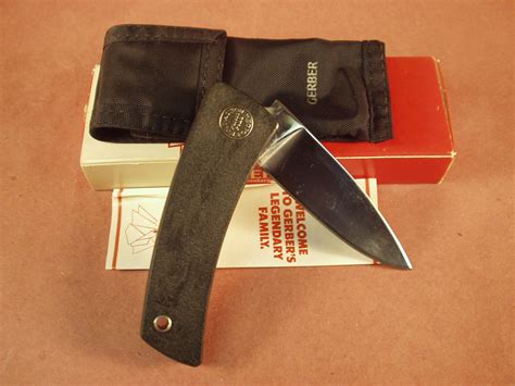 High Adventure Outfitters Gerber Bolt Action Ebony Utility Knife