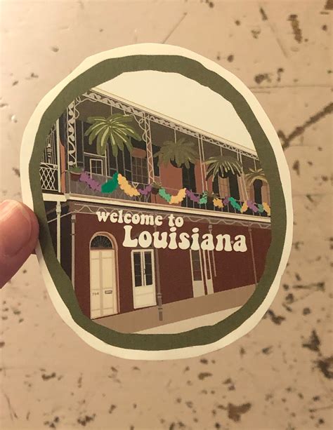 Welcome To Louisiana Sticker