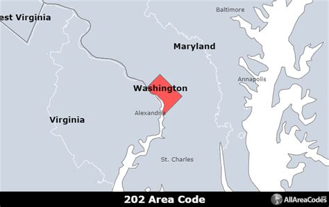 202 Area Code Location Map Time Zone And Phone Lookup