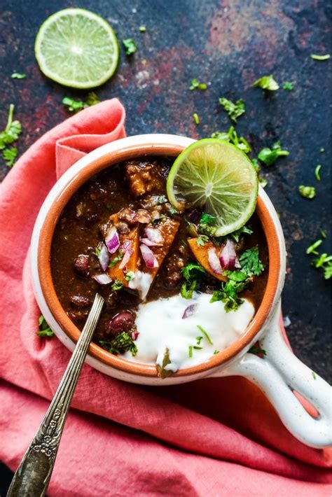 Instant Pot Vegetarian Butternut Squash Kidney Beans Chili ...