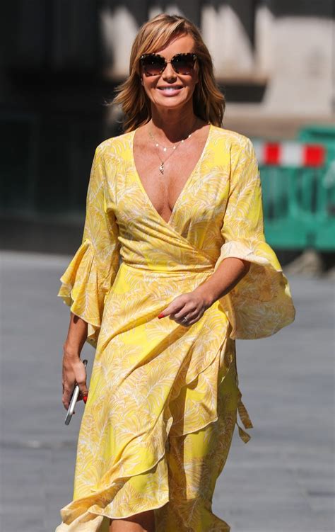 Amanda Holden Displays Her Pokies In A Yellow Dress 06222020 Celebs News
