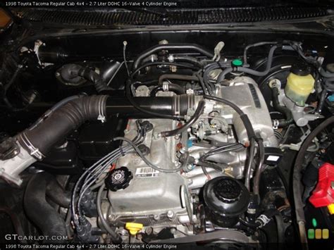 27 Liter Dohc 16 Valve 4 Cylinder Engine For The 1998 Toyota Tacoma