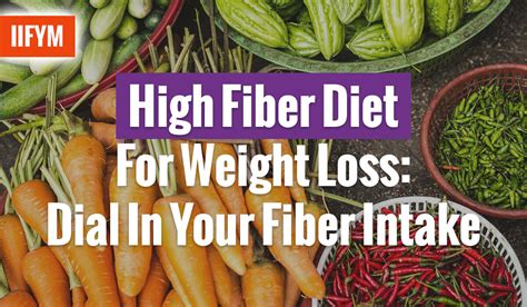 High Fiber Diet For Weight Loss Dial In Your Fiber Intake Macro Diet Plan For Fast Weight