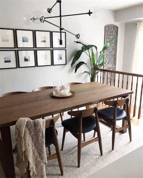 Mabel natural walnut finish wood mid century modern dining table. 20 Attractive Mid Century Modern Dining Room Ideas | Mid ...