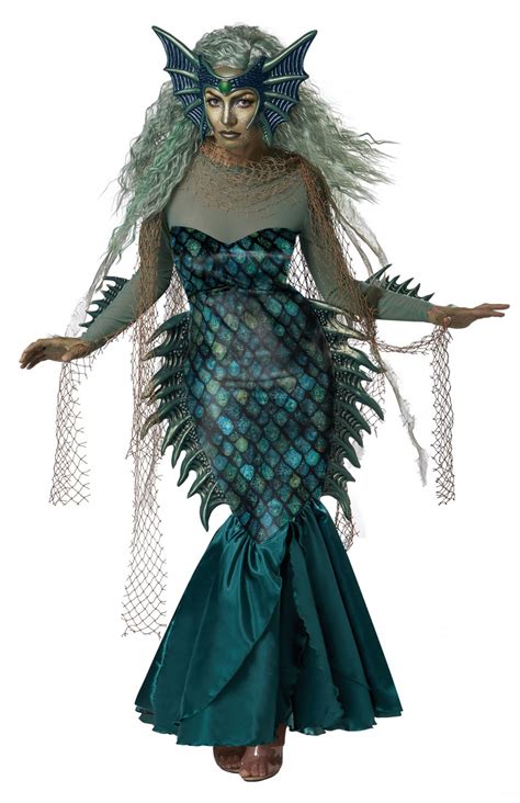 Size Small 5020 068 Greek Goddess Dark Sea Siren Mermaid Adult Costume