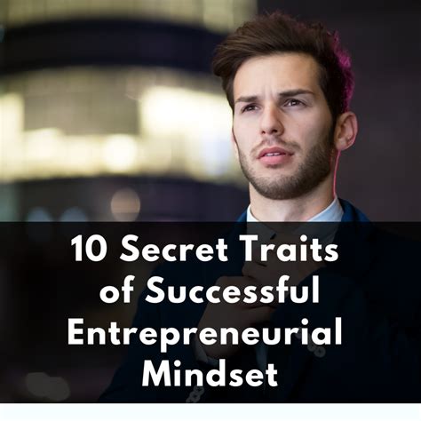 10 Secret Traits Of Successful Entrepreneurial Mindset Hubpages