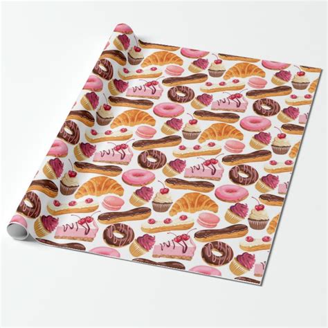 Bakery Sweet Wrapping Paper Uk