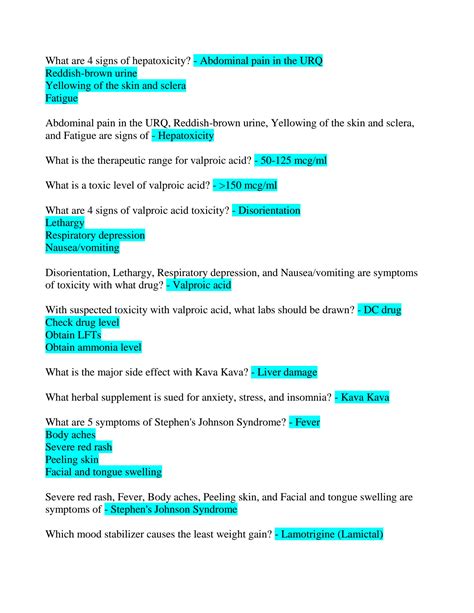 SOLUTION: Georgette s lmr pmhnp certification exam review 2022 - Studypool