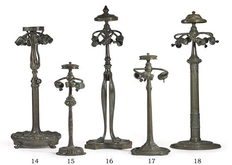 Tiffany Studios A Bronze Table Lamp Base Circa 1910 Christies