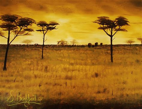 My African Safari Painting By Shawna Burkhart