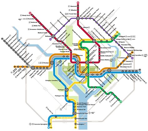 Transit Maps How Should The Purple Line Appear On The Washington Dc