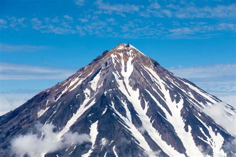 Koryaksky Volcano Kamchatka Peninsula Russia Stock Image Image Of